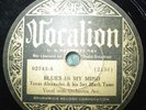 TEXAS ALEXANDER AND HIS SAX BLACK TAMS BLUES 78 RPM