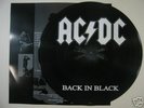 AC/DC -Back In Black -picture disc promo LP