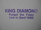 KING DIAMOND FORGET THE FATES RARE LP mercyful fate NR