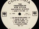THE FREEWHEELIN' BOB DYLAN - WHITE LABEL PROMO