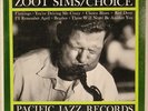 ZOOT SIMS LP “Choice” on Pacific Jazz mono nm  LISTEN