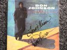 DON JOHNSON ORIGINALLY SIGNED HEARTBEAT ALBUM (LP)