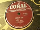 Rare Buddy Holly Rock 78 Words Of Love on Coral NM-