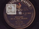 RARE 12” PATHE – EDOUARD RIESLER – Piano