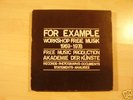 “FOR EXAMPLE” FMP  BRÖTZMANN  RARE