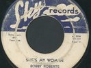 BOBBY ROBERTS 45 ON SKY, MONSTER ROCKABILLY RARITY