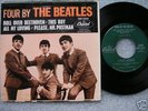 FOUR BY THE BEATLES 45 1964 EP no skips LENNON no lp *