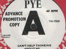 DAVID BOWIE can't help thinking about me PYE DEMO '66 M