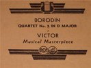 Borodin-Quartet # 2 D Major-Pro Arte-M 255-Vic Ve NM-