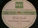 BBC TRANSCRIPTION LP 'IN CONCERT' INCREDIBLE STRING