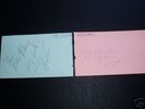 THE DRIFTERS.........(POP)..AUTOGRAPHS ON PAGE...1960's