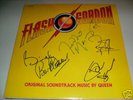 QUEEN Flash Gordon OST Vinyl signed by QUEEN +B.Blessed