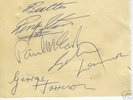 BEATLES ORIGINAL AUTOGRAPHS - 26 JULY 1963