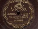 78-Blues-Victor 21356-Vol Stevens-VERY RARE