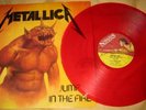 METALLICA JUMP IN THE FIRE LP RED VINYL ERROR PRESSING