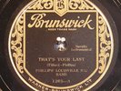 Phillips' Louisville Jug Band, Brunswick 1265, E-