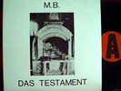 M.B. Das Testament RARE Lp Whitehouse Organum SPK Coil