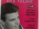 Rick Nelson 45 EP One Boy Too Late  1963 Decca