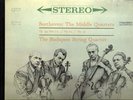 BUDAPEST QUARTET/BEETHOVEN MIDDLE/6 EYE/STEREO/4 LP BOX