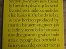 SECTION 25-'ALWAYS NOW' LP. N/MINT ORIGINAL FROM 1981