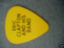 GENUINE  ERIC  CLAPTON  AND BAND  GUITAR PICK PLECTRUM
