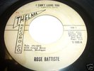 Rose Battiste MOTOWN 45 Thelma I CAN