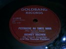 Sidney Brown 78 Louisiana Cajun Music Goldband Record