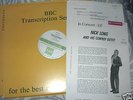 NICK LOWE & HIS COWBOY OUTFIT     BBC Transcription lp