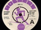 Fitzroy Henry Can't Take My Eyes Off You UK Rockers 45