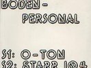 BODENPERSONAL - O-TON/STARR 7