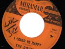 1960s Garage 45  THE DOVERS  I Could Be Happy MIRAMAR