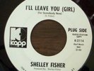 SHELLEY FISHER I'll Leave You 45 FUNK RARE Promo KAPP