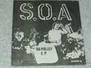 S.O.A No Policy EP,Dischord 1981,KBD,Black Flag,Rollins