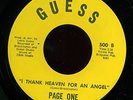 PAGE ONE RAW SOUL BAND SOUL 45 RPM NM-M LENIS GUESS LBL