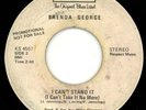NORTHERN SOUL 45 BRENDA GEORGE - I CAN'T STAND IT