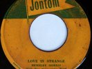HEMSLEY MORRIS 45 LOVE IS STRANGE, RARE JAMAICA REGGAE