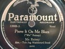 28)  MA RAINEY w TUB JUG WASHBOARD BAND PARAMOUNT 12668