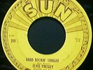 Elvis Presley, GOOD ROCKIN' TONIGHT, SUN 45 Press Marks