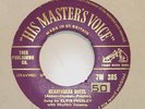 2 UK ELVIS HMV 45s Heartbreak Hotel & My Baby Left Me