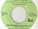 JUSTICE DEPT COME BACK BABY NORTHERN SOUL hear