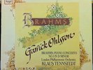 GARRICK OHLSSON & TENNSTEDT brahms piano concerto LP Mint- Autographed by Both