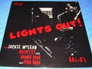 JACKIE MCLEAN Lights Out Prestige  Lp NM