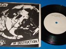 War of Destruction 7in s/t Zyklome A Discharge original