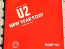 U2 FRENCH PROMO 12'' NEW YEAR'S DAY RED SLEEVE