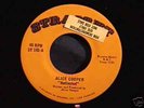 45rpm: Alice Cooper Band- Reflected PROMO STICKER 1969
