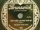 11) HOTSY TOTSY GANG / WASHINGTONIANS   BRUNSWICK 4044