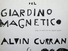 RARE AVANT GARDE ALVIN CURRAN GIARDINO MAGNETICO NM