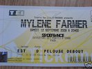 2 Places MYLENE FARMER CONCERT STADE DE FRANCE 12/09/09