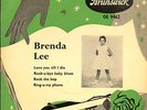BRENDA LEE EP ROCK THE BOP 1959 BRUNSWICK 0E 9462 EX+/E