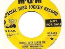 RARE TONY MIDDLETON 45 MGM PROMO